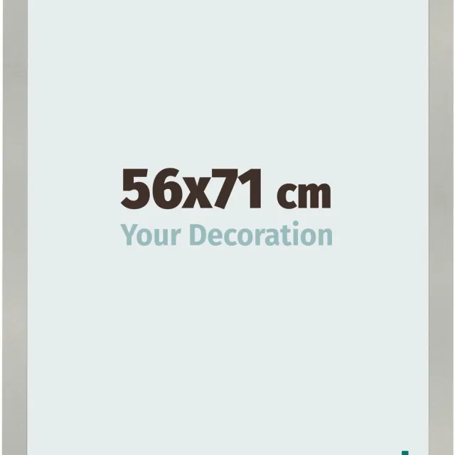yd. Your Decoration - Fotolijst 56x71 cm - MDF - Zilver Mat - Bologna