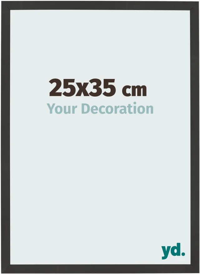 yd. Your Decoration - Fotolijst 25x35 cm - MDF - Zwart Houtnerf - Bologna