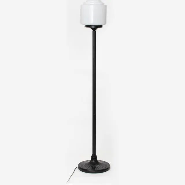 Coloured by Art Vloerlamp Getrapte Cilinder Large Moonlight - Art Deco Trade Zwart