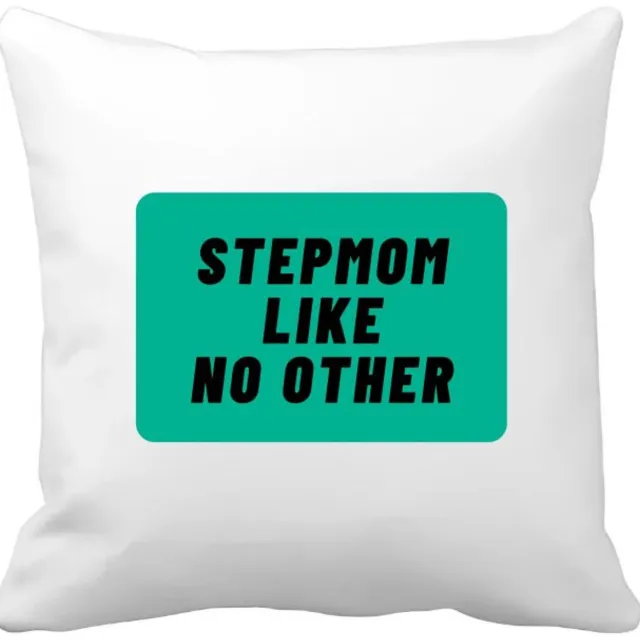 Akyol stepmom like no other Kussen hoes - Moeder - geweldige moeder - niemand anders - verjaardag - cadeau - kado - bedankje - geschenk - 40 bij 40 cm Multicolor