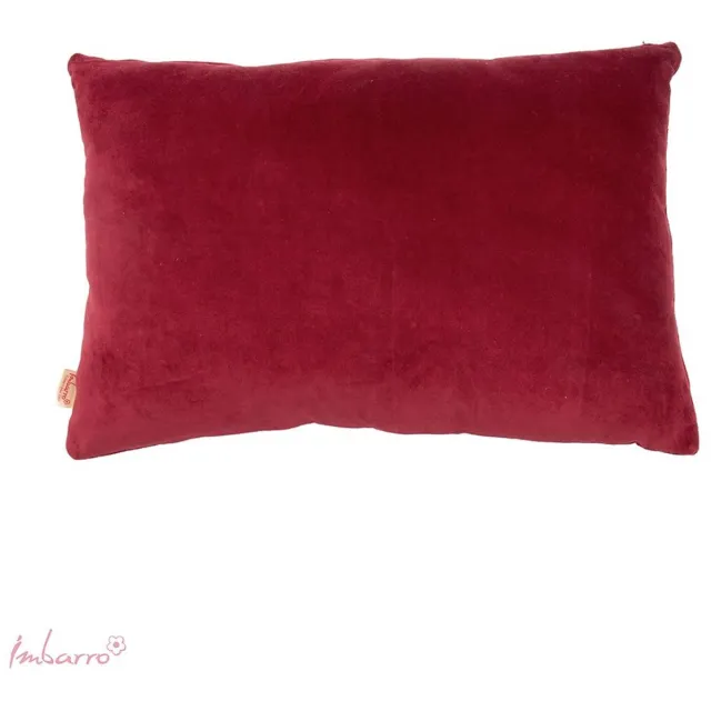 Imbarro Home & Fashion Imbarro - Sierkussen - Kussen - Saar - Burgundy - Velvet - 40 x 60 cm - Bordeauxrood Burgundy Bordeaux rood