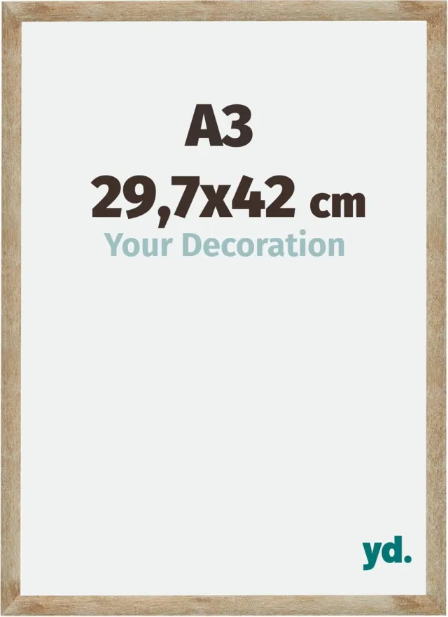 yd. Your Decoration - Fotolijst A3 29,7x42 cm - MDF - Goud - Catania
