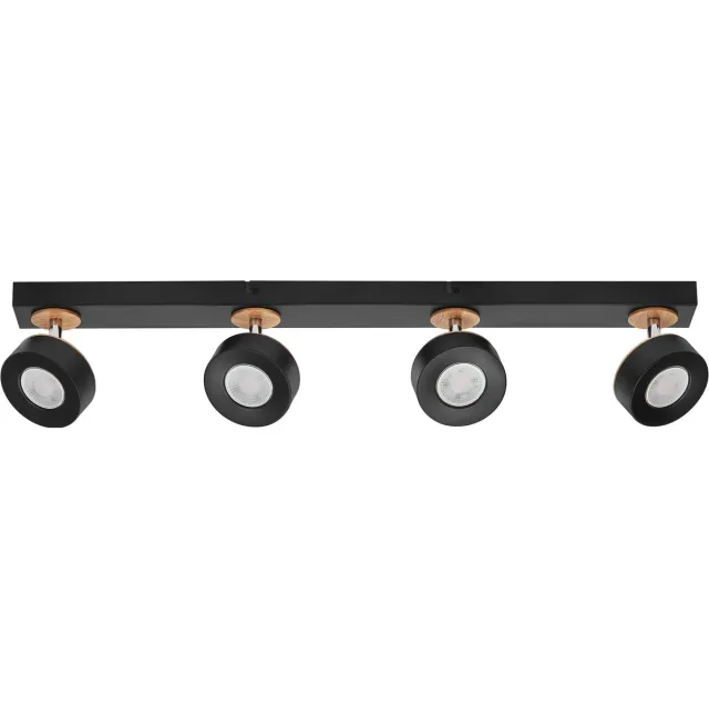 Osram DECOR SPOT PLUTO, 19,2W, 1.250lm, zwart, spot, verstelbare koppen, veelzijdig gebruik, interieurspot, warm witte lichtkleur, hoogwaardige optiek, eenvoudige installatie