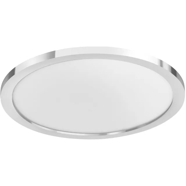 Osram SMART+ Matter Orbis Disc LED badkamerlamp IP44 300mm, 18W, 1400lm, TW 3000-6500K, WiFi, Zilver