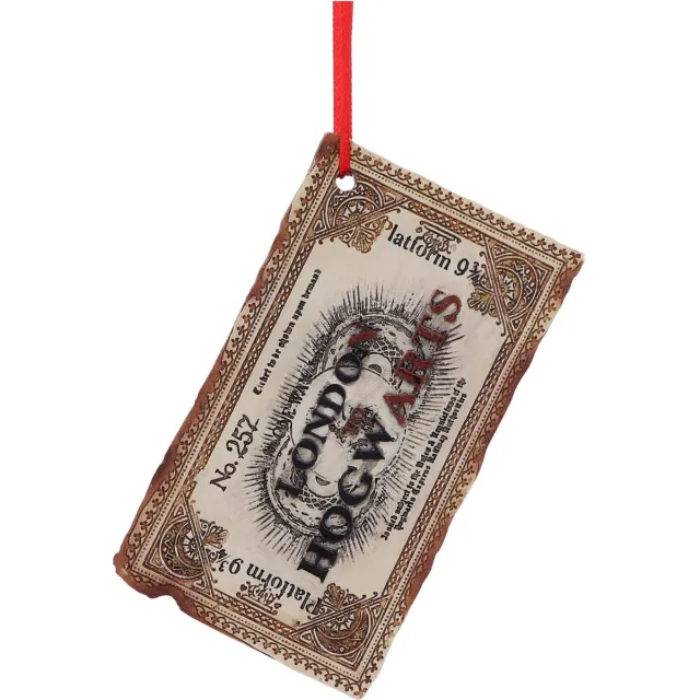Nemesis Now Harry Potter Nemesis Now - Hogwarts Ticket - Weihnachtsbaumanhänger Unisex Kerstballen - meerkleurig - Standard Multicolours