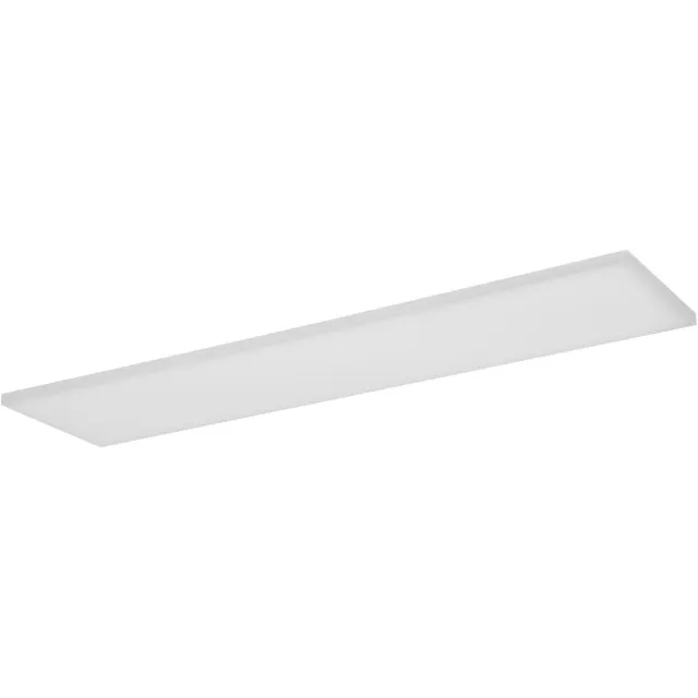 Osram Planon Frameless rahmenlose Panelleuchte in Weiß mit fortschrittlicher LED-Technik, 40 W, rechteckige Form (1200 x 300 mm), warmweiße Lichtfarbe bei 3000 K, Aluminium-Gehäuse