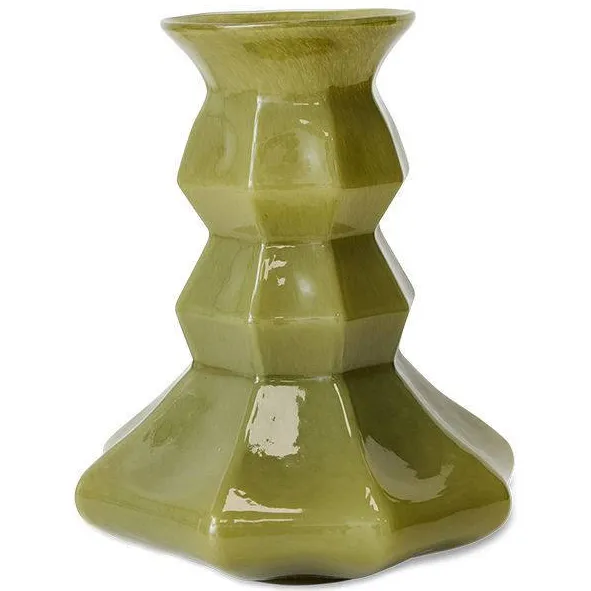 HKLIVING vaas Silhouette (31,5x24,5 cm) groen