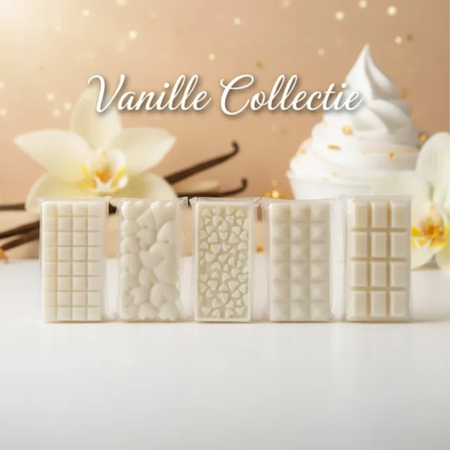 Scentulp Vanilla Wax Melts - 5 geuren - Handgemaakt Diverse kleuren