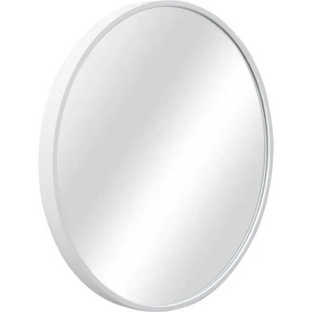 en.casa Spiegel Modugno hangend rond Ø40cm wit