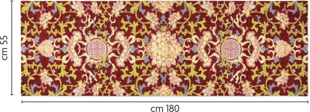 Excelsa Antislip Loper Excelsa La Via Della Seta Polyester En Chenille Veelkleurig 55x180 cm