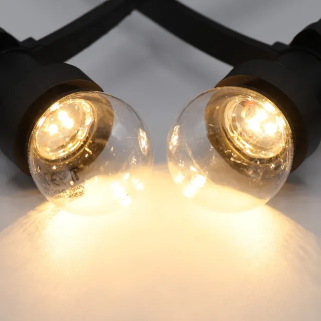LumenXL Prikkabel set met dimbare LED lampen LEDs in bodem 2 watt