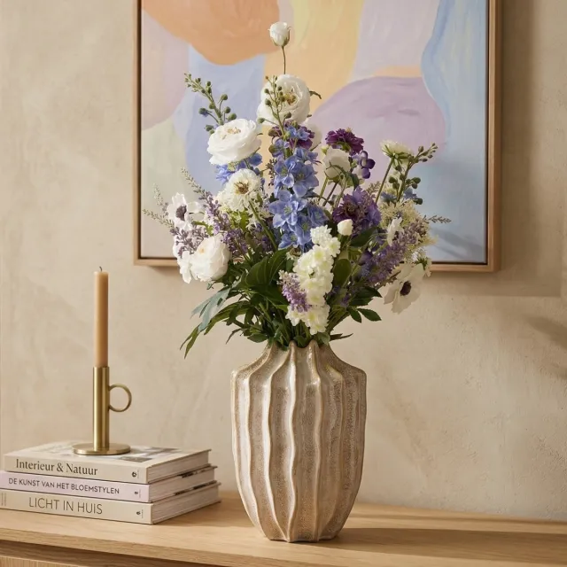 maxifleur Kunstplanten Kunstboeket Manon Ferrara 95 cm Blauw