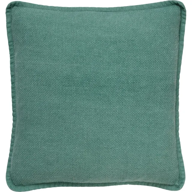 Dutch Decor BOWIE - sierkussen 45x45 cm - gewassen katoen - Sagebrush Green - groen - Inclusief binnenkussen - Luxe kussens voor woonkamer & bank Sage groen