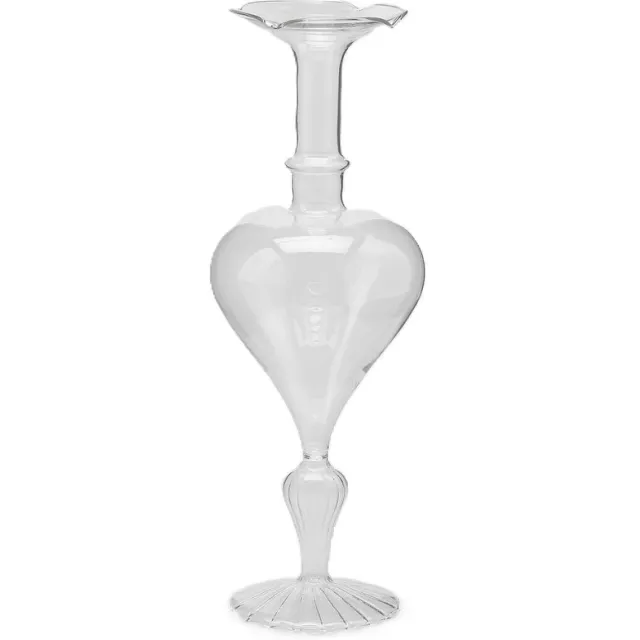 EDG Vaas- Glas - transparant - D13 x H35 cm - Opening 2 cm