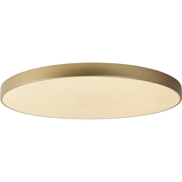 Lucide UNAR - Plafonnière (Plafondlamp) - Ø 80 cm - LED 3 StepDim - 1x80W 2700K - Mat Goud / Messing