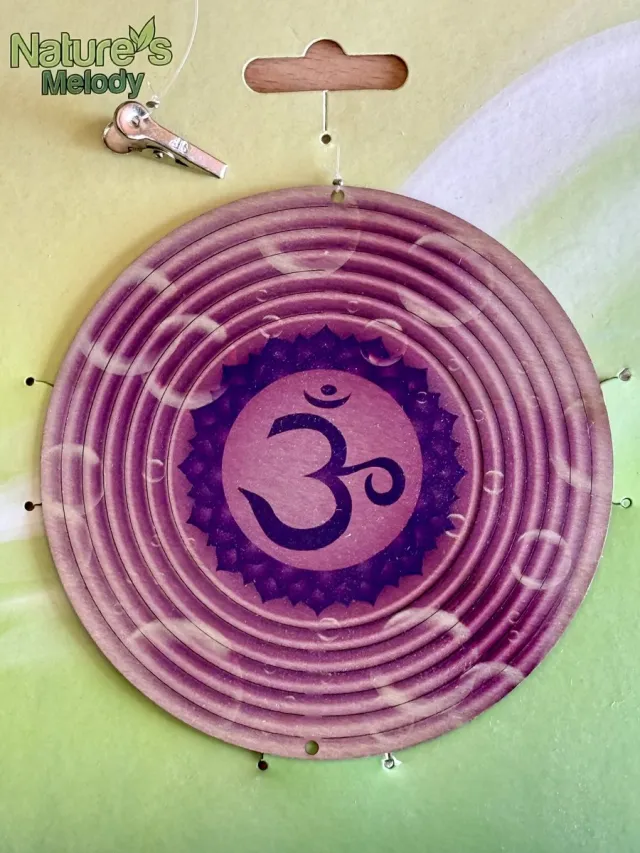 Nature's Melody Windspinner, Nature's Melody Chakra, Crown/Sahasrara, CCS05CR, 12,5 cm PAARS