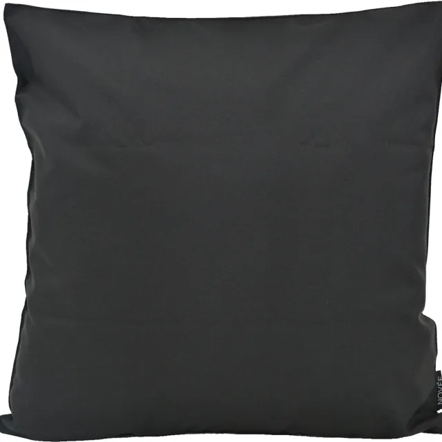 NOVÉE Zara Kussenhoes - Zwart | Outdoor / Buiten | 45 x 45 cm | Polyester