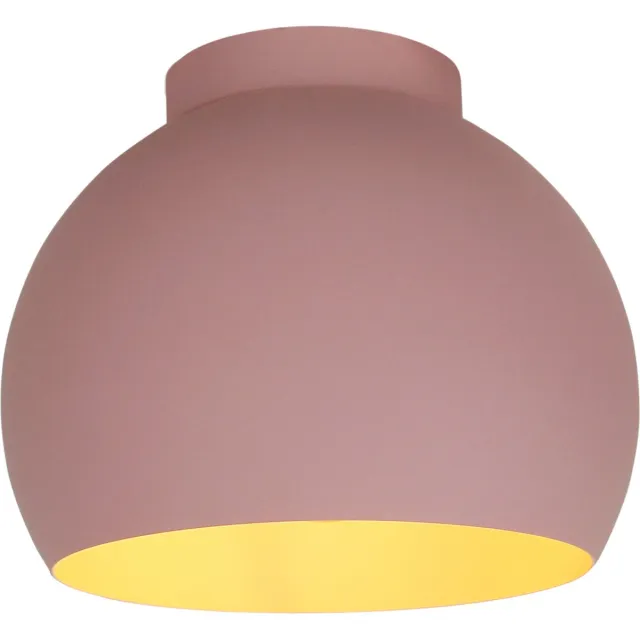 Chericoni Ligthing Chericoni Occhio Plafondlamp - Ø25 cm - Roze - Met creme binnenzijde