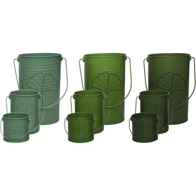Esschert Design Groentinten windlicht set van 3