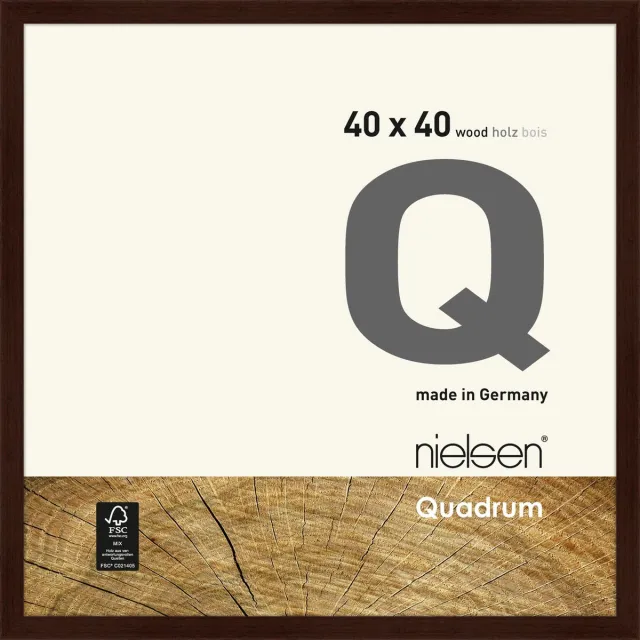 Nielsen Quadrum Houten Wissellijst Wenge 40x40cm