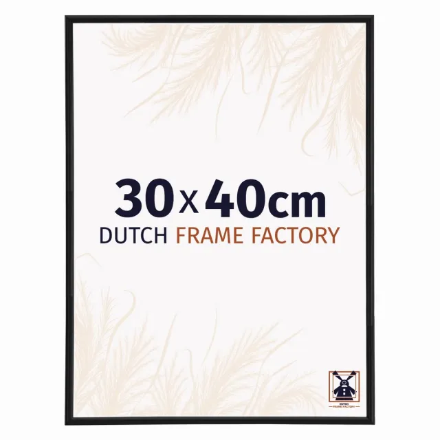 Dutch Frame Factory Fotolijst 30x40 cm - Kunststof - Zwart Mat - Angers