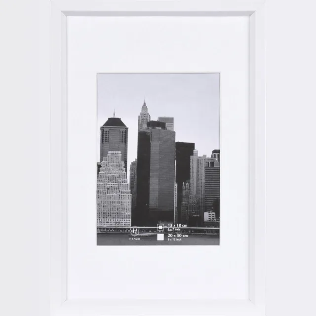 Henzo Fotolijst - Henzo - Metallica - Fotomaat 20x30 cm - Wit