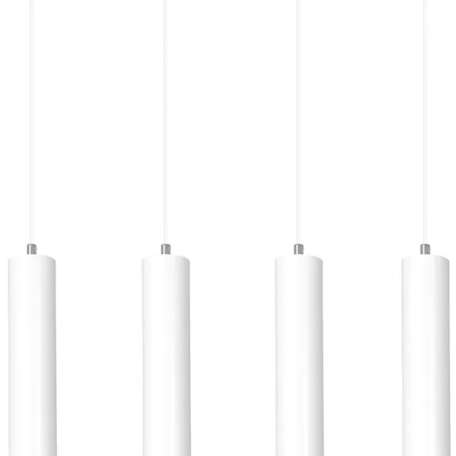 Emibig Gavle 4L witte pendelkoker GU10 met chroom afwerking - Perfecte verlichting voor elke ruimte