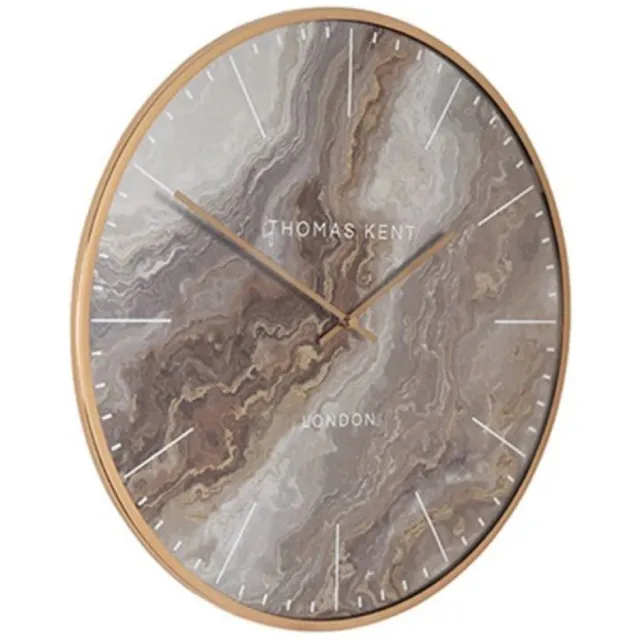 Klok Oyster L amber/goud