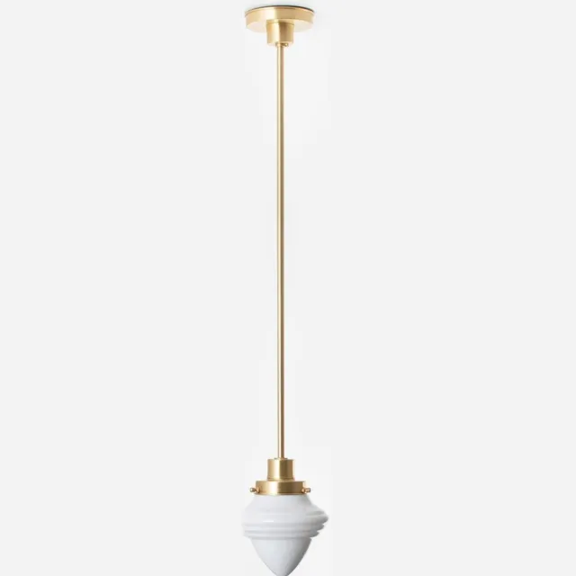 Coloured by Art Hanglamp Acorn Small 20's Messing - Art Deco Trade
