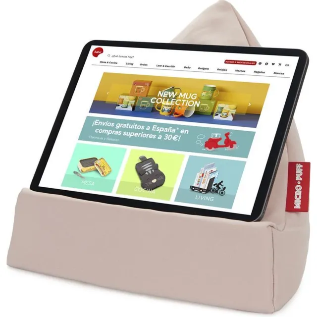 Balvi Tablet- En Boekstandaard - Lichtroze