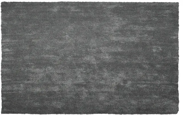 Beliani DEMRE - Shaggy vloerkleed - Donkergrijs - 200 x 300 cm - Polyester