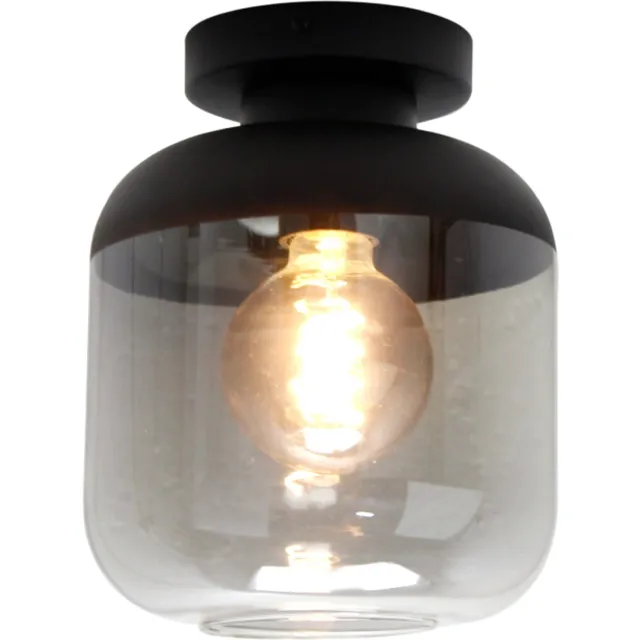 Chericoni Ligthing Chericoni Specchio opaco Plafondlamp - Ø21 cm - Transparant, Zwart