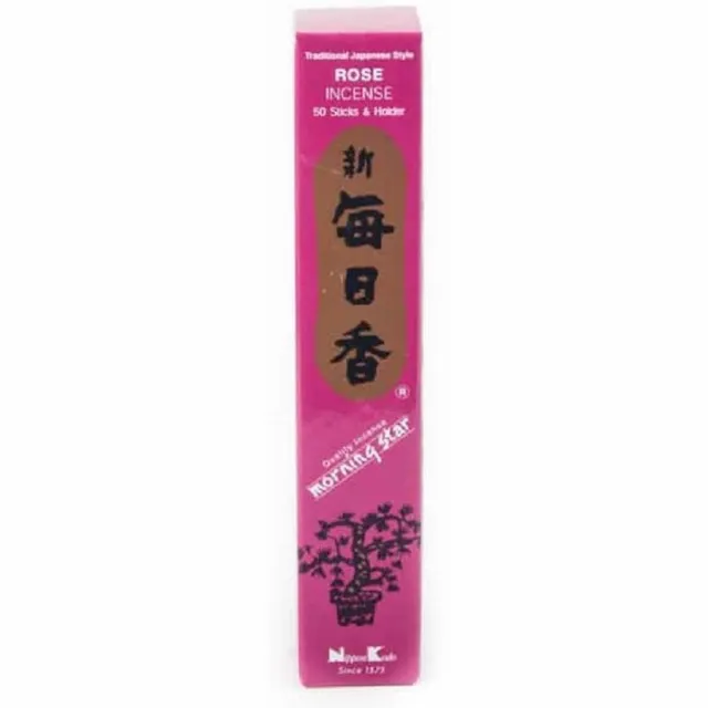 Morning Star Wierook Star Roos Bordeaux rood