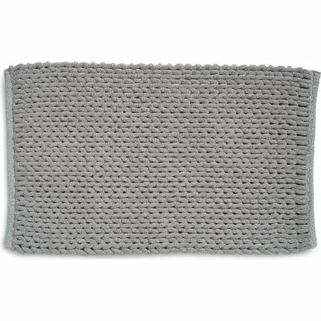 Kela Badkamer Vloerkleed, Badmat, 120 x 70 cm, Grijs, Gerecycled Polyester, Katoen - Kela | Masha