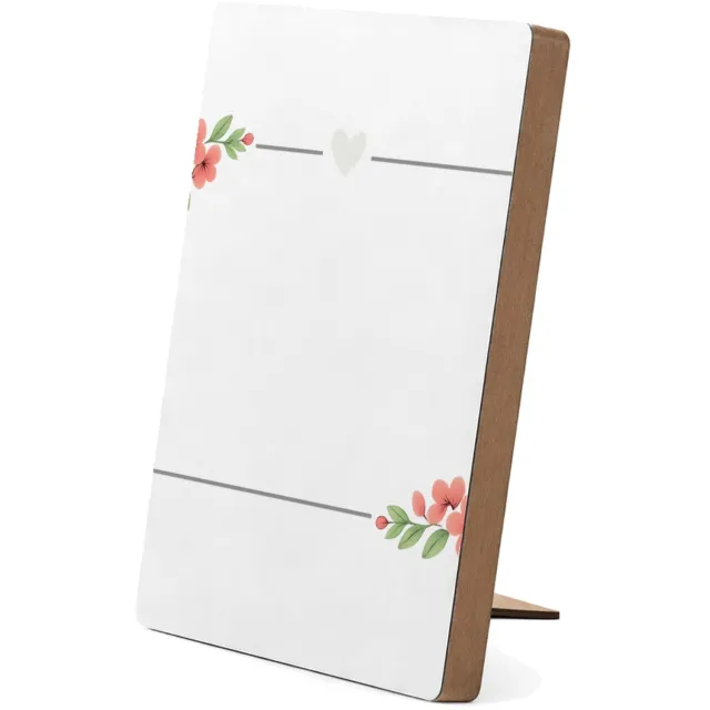 Mr Cadeautjes Glasframe/MDF 12,7 x 17,8 - design Een zacht troostontwerp rond een andere emotionele boodschap | cadeau Wit