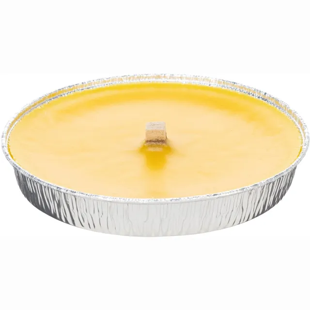 Wenzel Kerzen Citronella geurkaars tegen insecten, vlam in een schaal, perfect voor Gelb