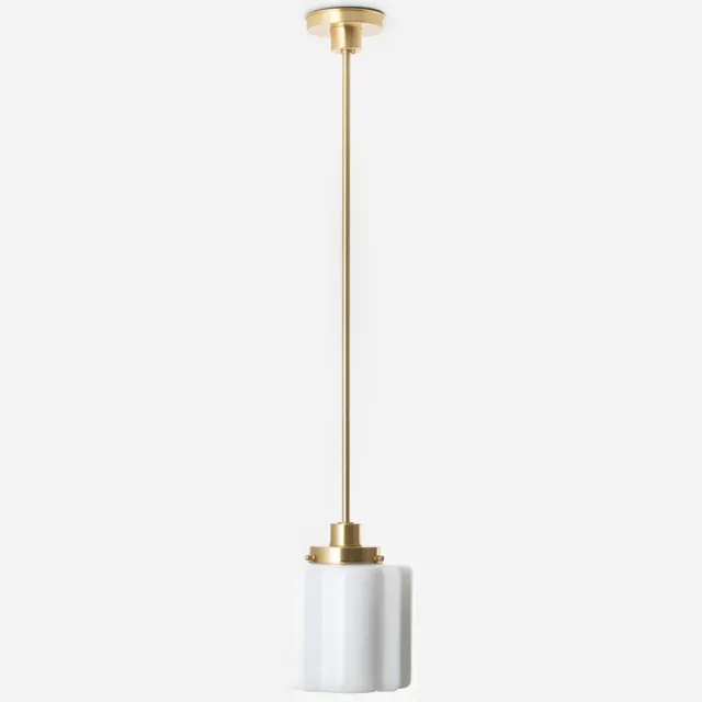 Coloured by Art Hanglamp Kramer 20's Messing - Art Deco Trade