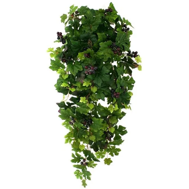 maxifleur Kunstplanten Diamond druiven kunsthanger 90cm Groen
