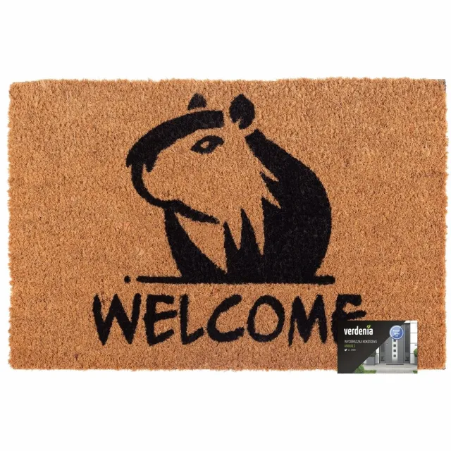 Galicja Kokosmat DIEREN 60x40 cm - antislip & absorberend Bruin;Zwart