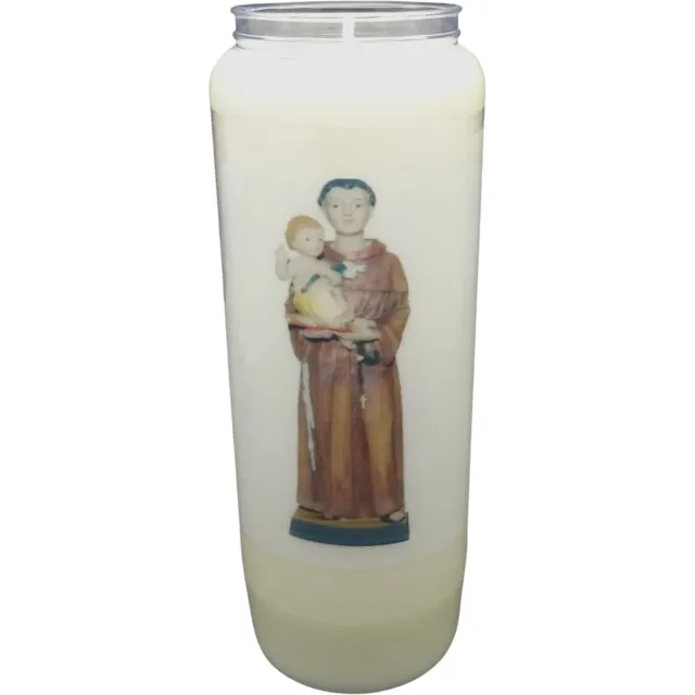 Spaas Noveenkaars Heilige Man 004 - 9 dagen brander (5 stuks) wit