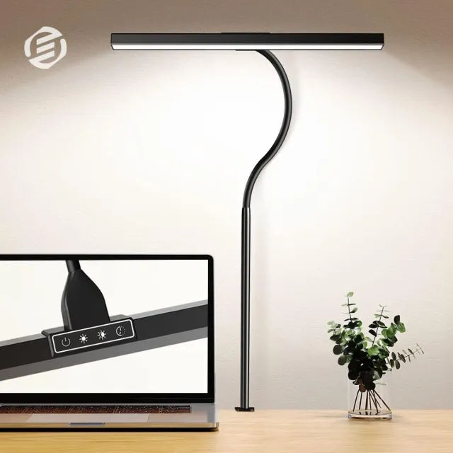 Equivera Monitor Lightbar - Monitor Light Bar - Monitor Lamp - Monitor Bar - Laptop Lamp - PC Lamp - Dimbaar - Thuiswerken, Kantoor, Gamen Zwart