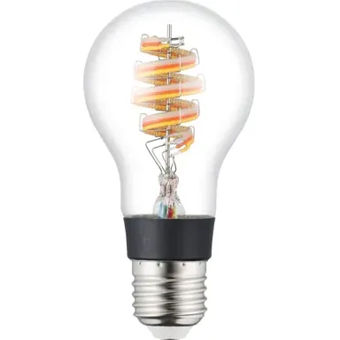 Eglo Slimme Ledfilamentlamp Wit En Gekleurd Licht A60 E27 4,9w Transparant