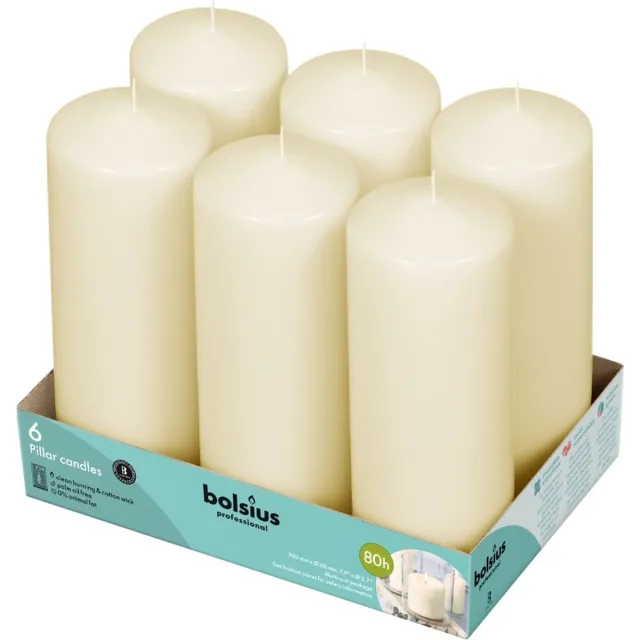 Bolsius Stompkaars - Ivoor - 6 stuks