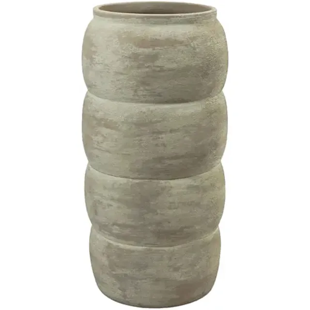 HS Potterie Vaas belley d19h30cm taupe