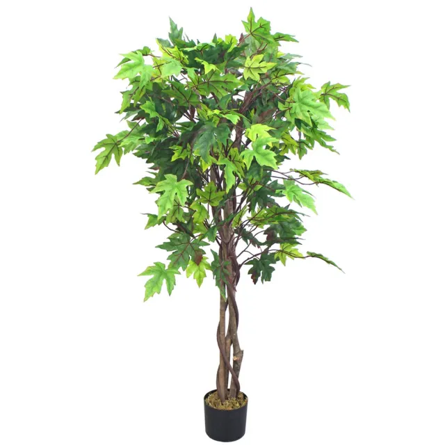 Decovego Valse Kunstmatige Plant Esdoorn Decoratie Echt Hout 130cm DECOVEGO