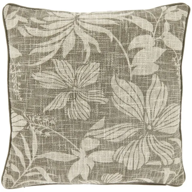 Unique Living Sierkussen Keoni Chateau Grey -45x45cm Grijs