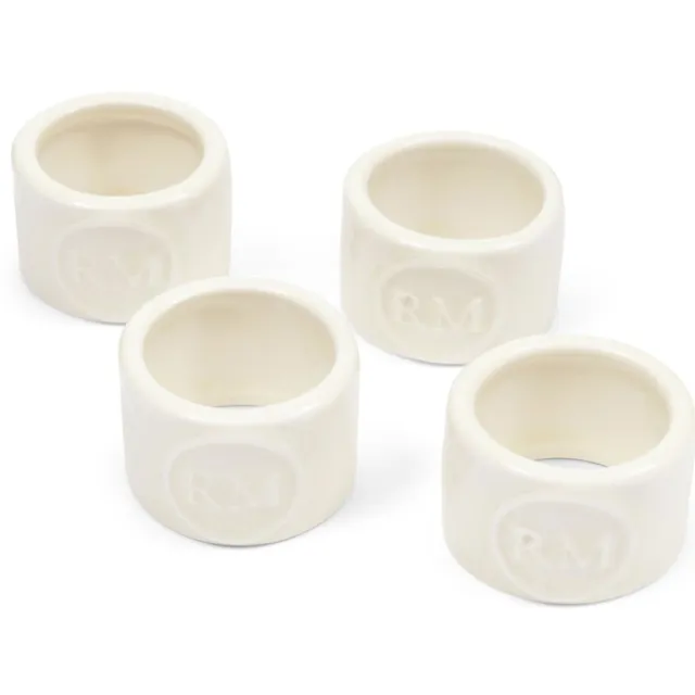 Riviera Maison Portofino servetten ring 4 stuks white