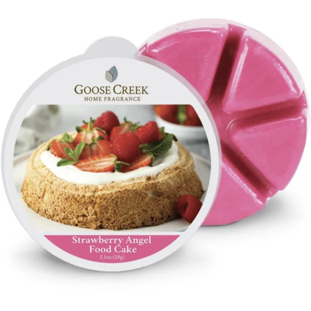 Goose Creek strawberry angel food cake wax melts roze