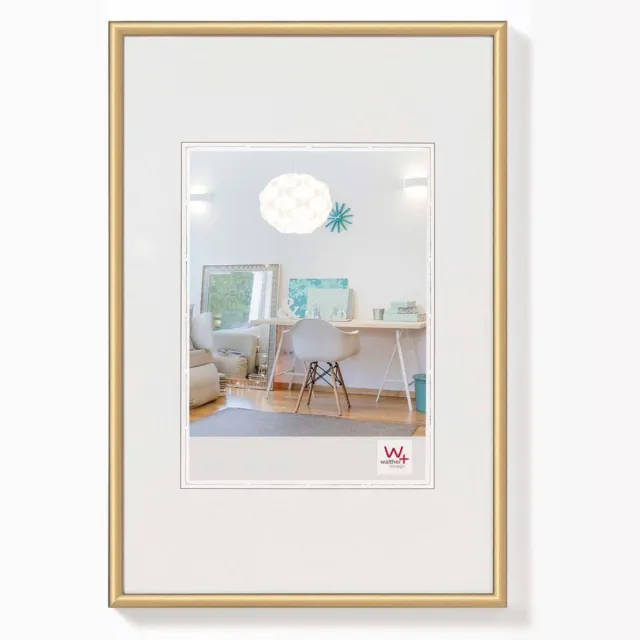 Walther New Lifestyle - Kunststof lijst - Fotoformaat 15x20 cm - Goud
