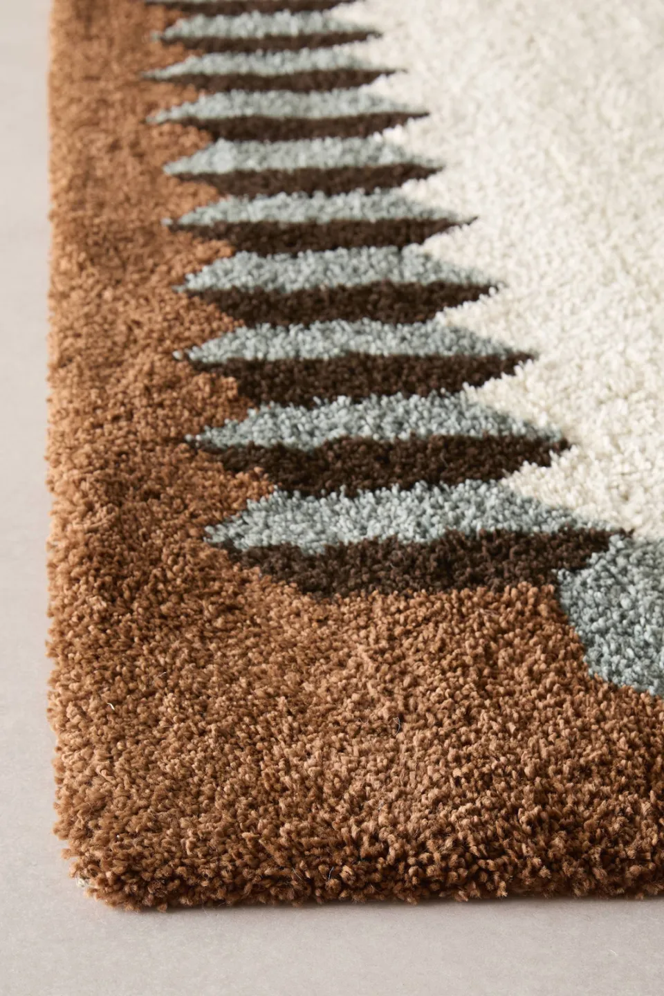 NOUS Living Stella hoogpolig vloerkleed crème, foto 3